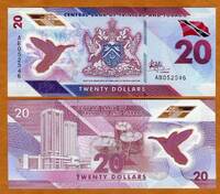  Trinidad ir Tobago 20 Dollars 2020(21)m. P63 Unc 