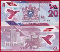  Trinidadas ir Tobagas 20 dollars 2020 P-63 Po. UNC 