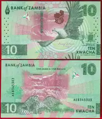 Zambija 10 kwacha 2024 (2025) P-62 UNC 