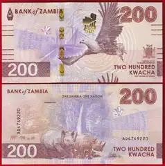  Zambija 200 kwacha 2024 (2025) P-66 UNC 