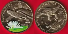  Slovakija 5 euro 2026 "Pond Turtle" Spalv. UNC 