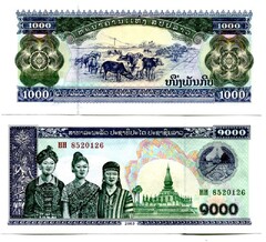  Laosas 1000 Kip 2003m. P32Ab UNC 