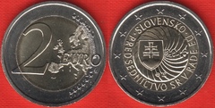  Slovakija 2 euro 2016 "Presidency" UNC 