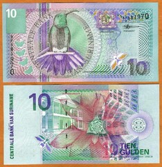  Surinamas 10 Gulden 2000m. P147 UNC 