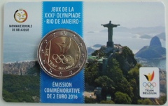  Belgija 2 euro 2016 "Olympic - Rio 2016" UNC 