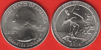  JAV 1/4 dollar 2016 P "Fort Moultrie" UNC 