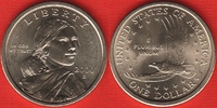  JAV 1 dollar 2000 D "Sacagawea" UNC 