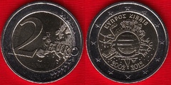  Kipras 2 euro 2012 "TYE" BiM. UNC 