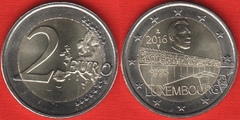  Liuksemburgas 2 euro 2016 "Charlotte Bridge" UNC 