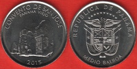  Panama 1/2 balboa 2015 "San Jose" UNC 