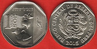  Peru 1 nuevo sol 2015 "Ceramic Vicus" UNC 