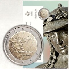  San Marinas 2 euro 2016 "Donatello" UNC 