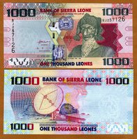  Siera Leone 1000 Leones 2010m. P30 UNC 