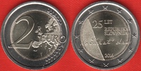  Slovėnija 2 euro 2016 "Independence" UNC 