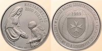  Vengrija 2000 forint 2014 "Malta" BU 