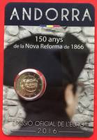  Andora 2 euro 2016 (2017) "New Reform 1866" BU 