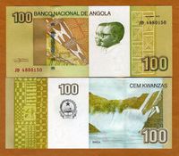  Angola 100 Kwanzas 2012m. P153 UNC 