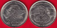  Argentina 2 pesos 2007 "South Atlantic War" UNC 