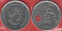  Kanada 25 cents 2013 "Laura Secord" Spalv. UNC 