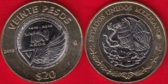  Meksika 20 pesos 2015 "Air Force" BiM. UNC 