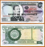  Mozambikas 50 Escudos 1977m. P116 UNC 