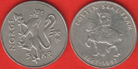  Norvegija 5 kroner 1997 "Postal Service" 