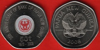  Papua N. G. 50 toea 2008 "Bank of PNG" Spal. UNC 