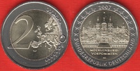  Vokietija 2 euro 2007 "Schwerin Castle" UNC 