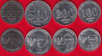  Indonezija 4 mon. rink. 100-1000 rupiah 2016 UNC 