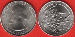 JAV 1/4 dollar 2017 P "George Rogers Clark" UNC 