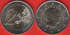  Monakas 2 euro 2018 km#195 "Prince Albert II" UNC 