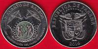  Panama 1/4 balboa 2016 "Construction" Spalv. UNC 