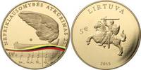  Lietuva 5 euro 2015 "Nepriklausomybė" UNC 